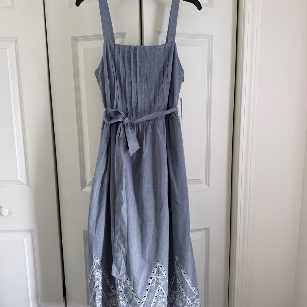 Julia Jordan Embroidery Detail Cotton Dress